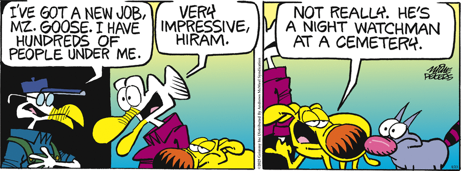 Mother Goose and Grimm Comic Strip for January 23, 2025 