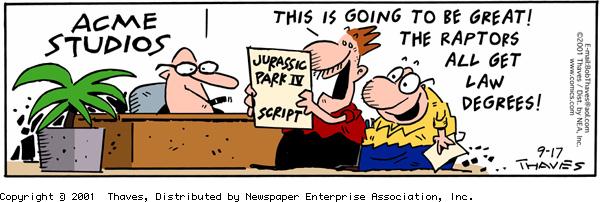 Frank and Ernest Comic Strip for September 17, 2001 