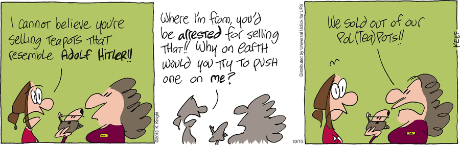 The Knight Life Comic Strip for October 15, 2013 