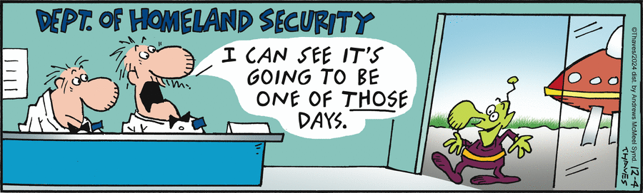 Frank and Ernest Comic Strip for December 04, 2024 