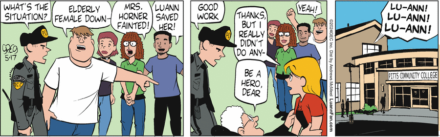 Luann Comic Strip for May 17, 2024 