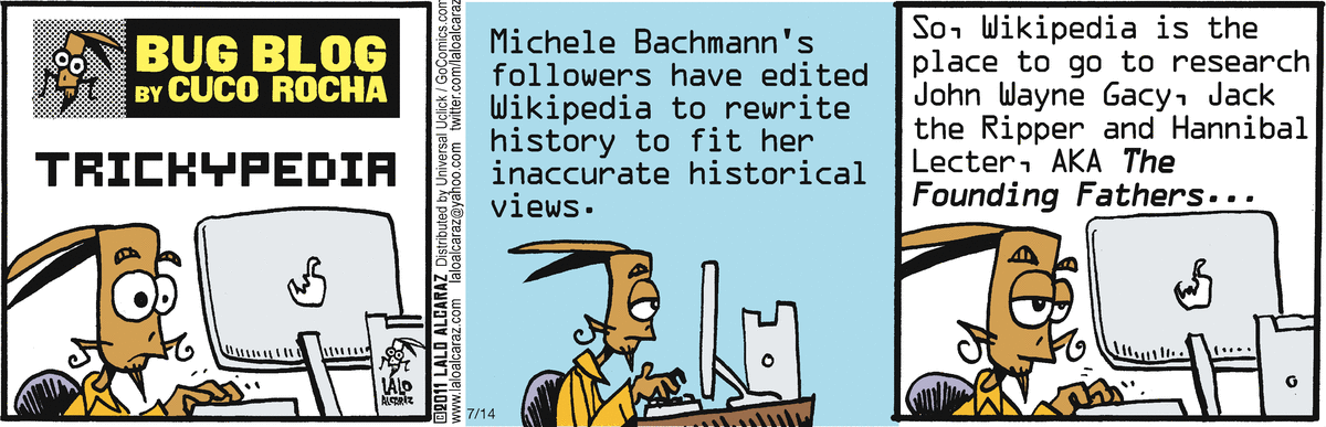 La Cucaracha Comic Strip for July 14, 2011 