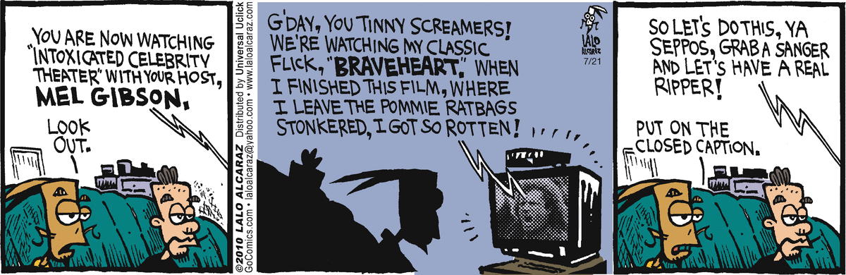 La Cucaracha Comic Strip for July 21, 2010 