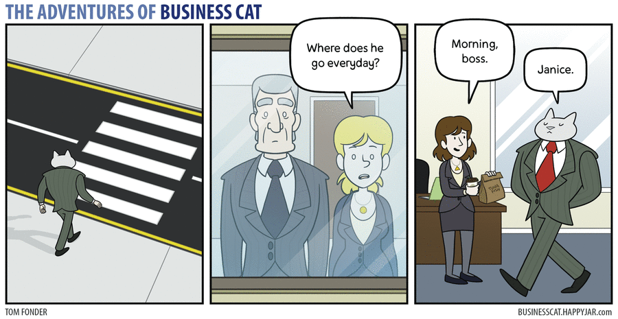 The Adventures of Business Cat Comic Strip for March 20, 2017 
