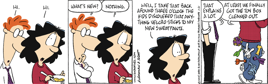 Baby Blues Comic Strip for January 31, 2005 