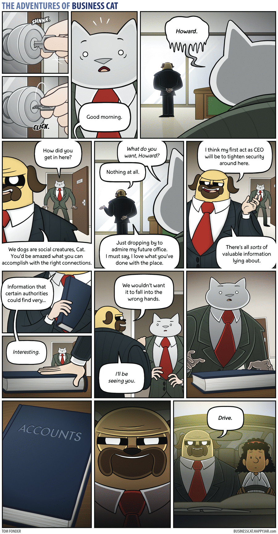 The Adventures of Business Cat Comic Strip for July 24, 2017 