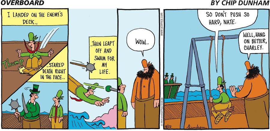 Overboard Comic Strip for August 22, 2004 