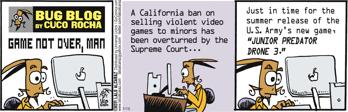 La Cucaracha Comic Strip for July 15, 2011 