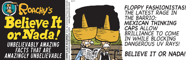 La Cucaracha Comic Strip for May 11, 2009 