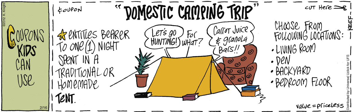 The Knight Life Comic Strip for February 16, 2012 