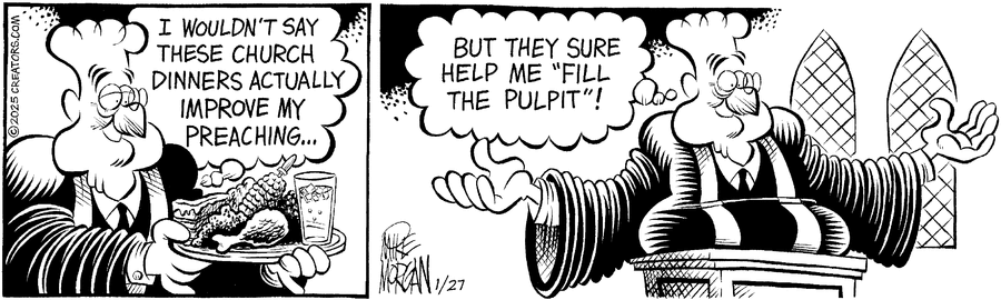 For Heaven's Sake Comic Strip for January 27, 2025 