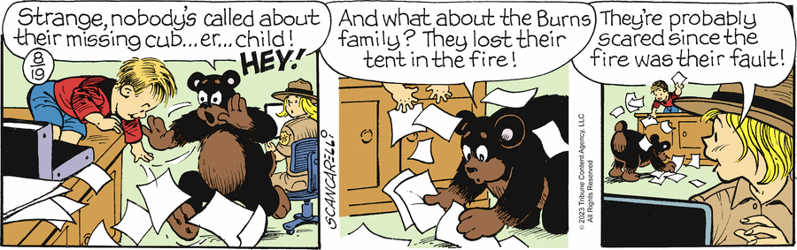 Gasoline Alley Comic Strip for August 19, 2023 