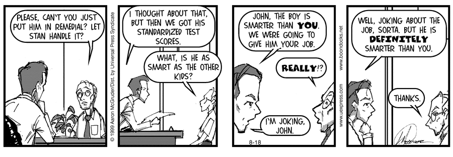 The Boondocks Comic Strip for August 18, 1999 