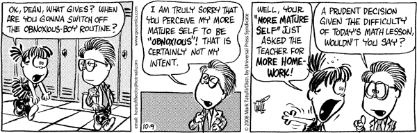 Heart of the City Comic Strip for October 09, 2008 