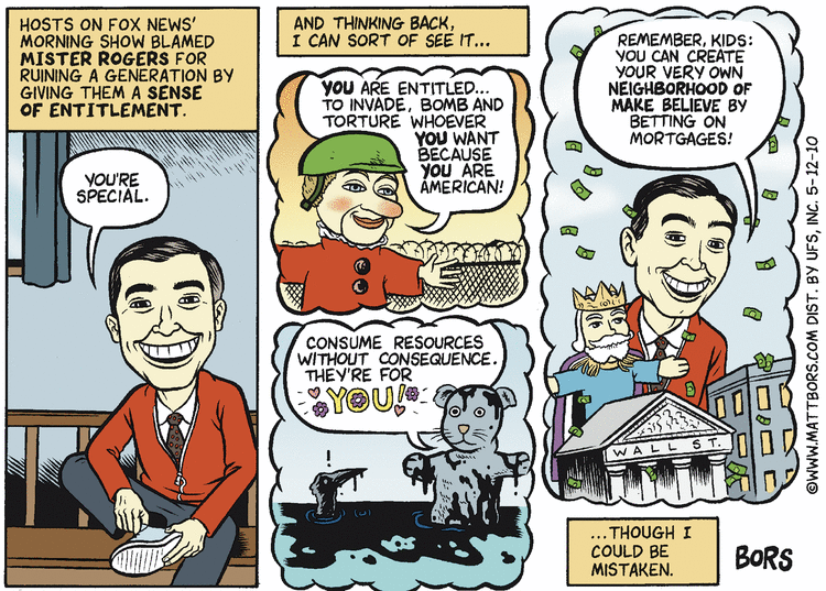 Matt Bors Comic Strip for May 12, 2010 