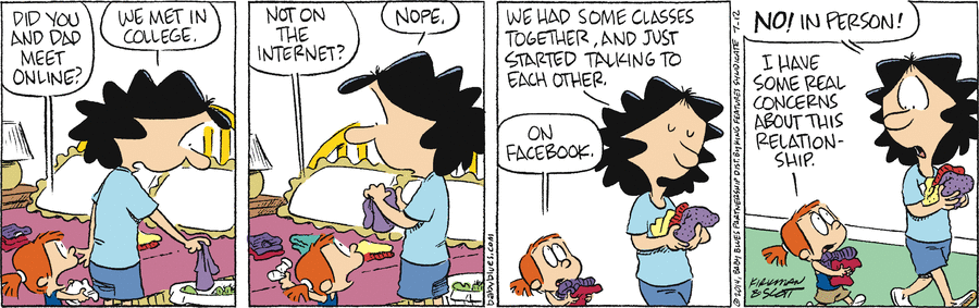 Baby Blues Comic Strip for July 12, 2014 