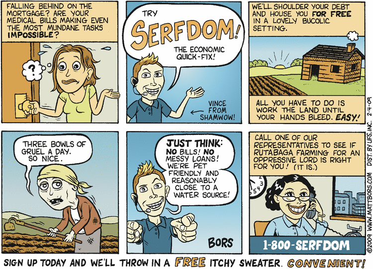 Matt Bors Comic Strip for February 04, 2009 