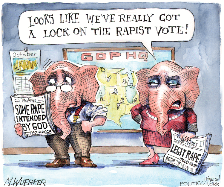 Matt Wuerker Comic Strip for October 25, 2012 