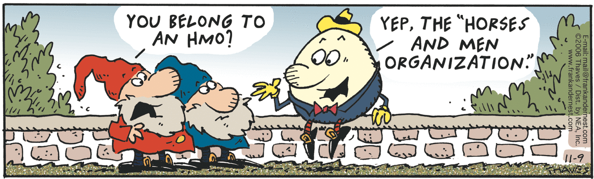 Frank and Ernest Comic Strip for November 09, 2006 