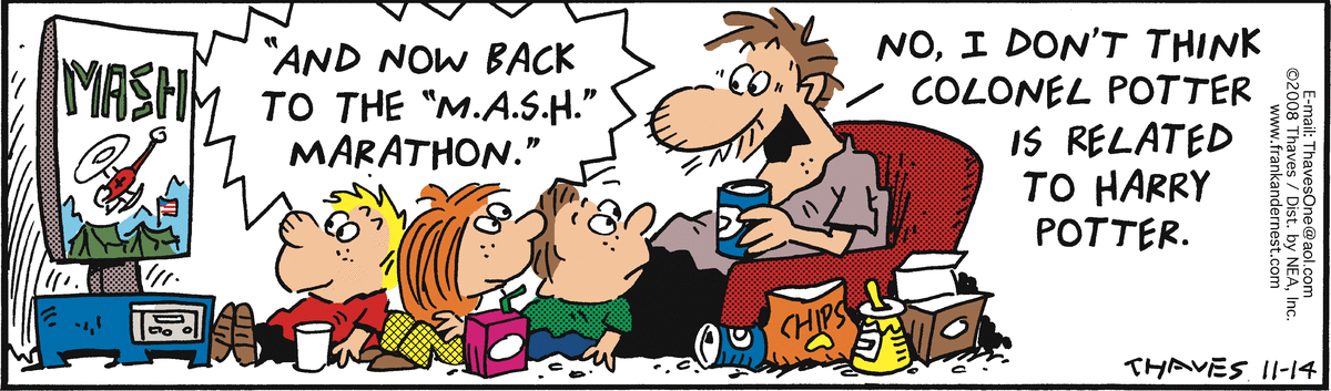 Frank and Ernest Comic Strip for November 14, 2008 