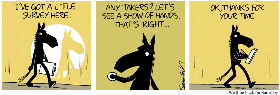 Dark Side of the Horse Comic Strip for December 18, 2014 