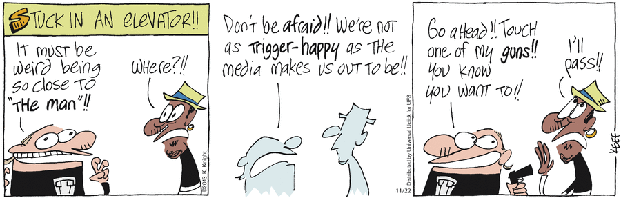 The Knight Life Comic Strip for November 22, 2013 