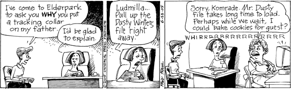 The Elderberries Comic Strip for June 23, 2005 