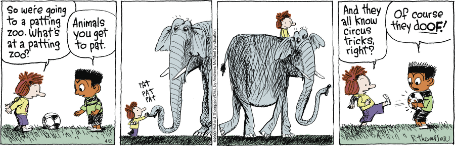Cul de Sac Comic Strip for April 02, 2024 