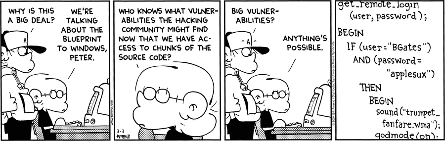 FoxTrot Comic Strip for March 03, 2004 