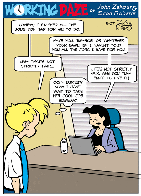 Working Daze Comic Strip for March 27, 2023 