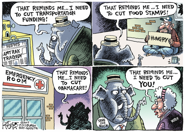 Rob Rogers Comic Strip for May 15, 2015 
