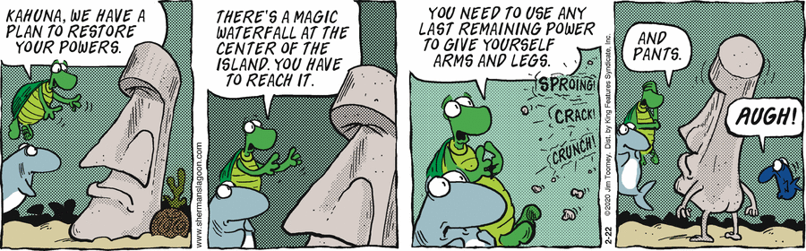 Sherman's Lagoon Comic Strip for February 22, 2020 