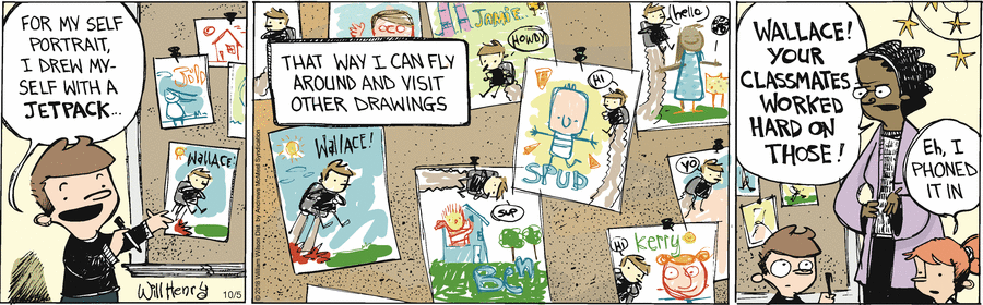 Wallace the Brave Comic Strip for October 05, 2018 