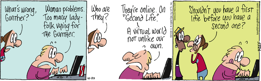 The Knight Life Comic Strip for October 27, 2008 