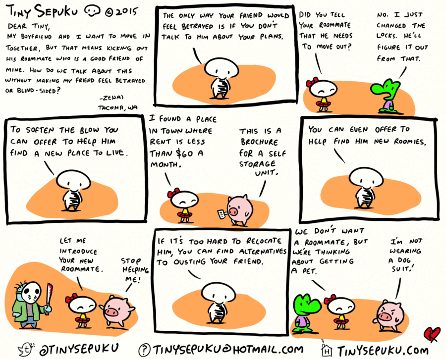 Tiny Sepuku Comic Strip for November 19, 2015 