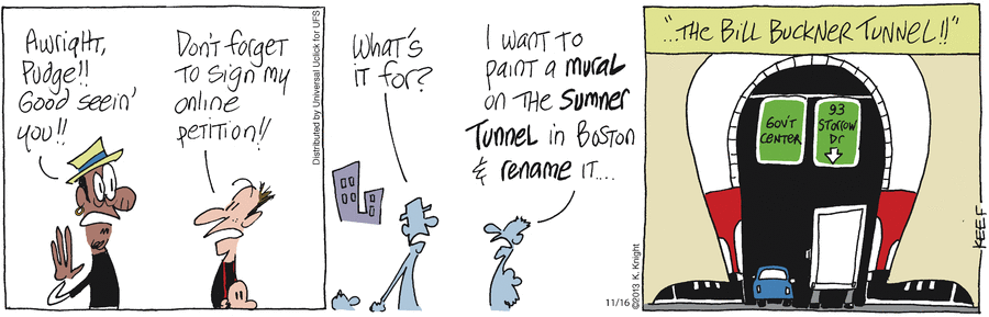 The Knight Life Comic Strip for November 16, 2013 