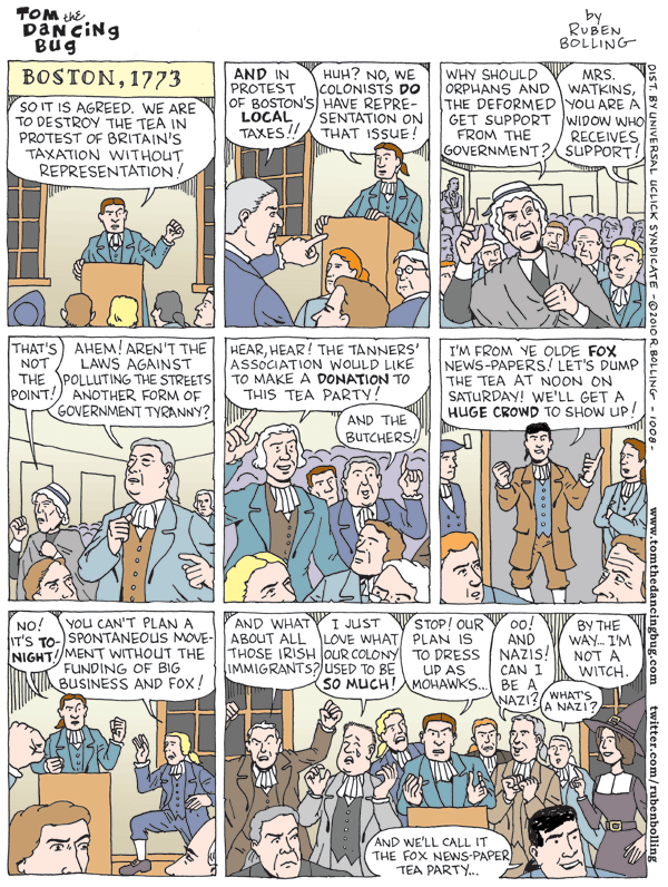 Tom the Dancing Bug Comic Strip for October 15, 2010 