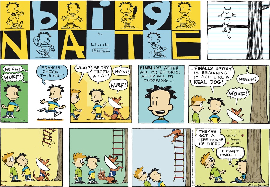 Big Nate Comic Strip for April 01, 2018 