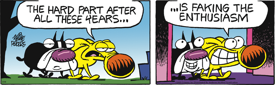 Mother Goose and Grimm Comic Strip for February 18, 2025 
