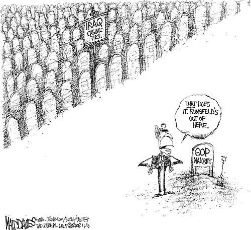 Matt Davies Comic Strip for November 09, 2006 