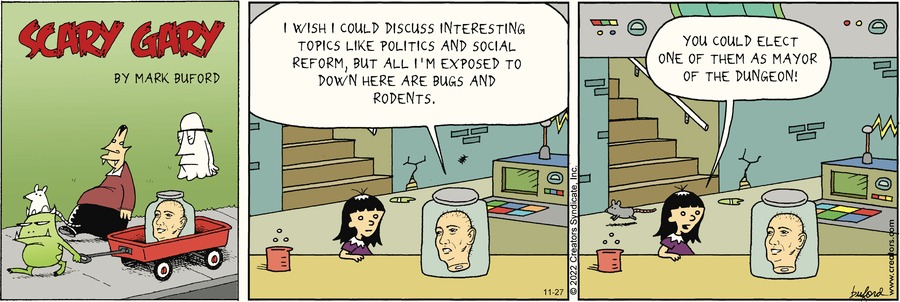 Scary Gary Comic Strip for November 27, 2022 