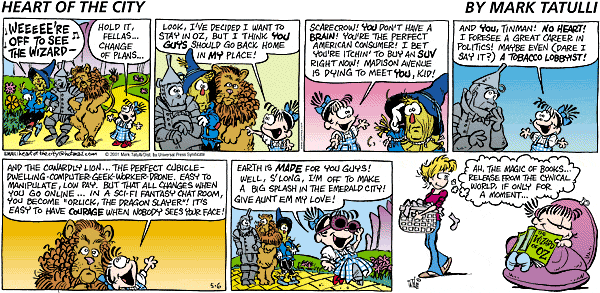 Heart of the City Comic Strip for May 06, 2001 