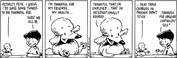 Big Top Comic Strip for November 27, 2003 