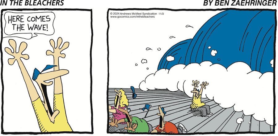 In the Bleachers Comic Strip for November 03, 2024 