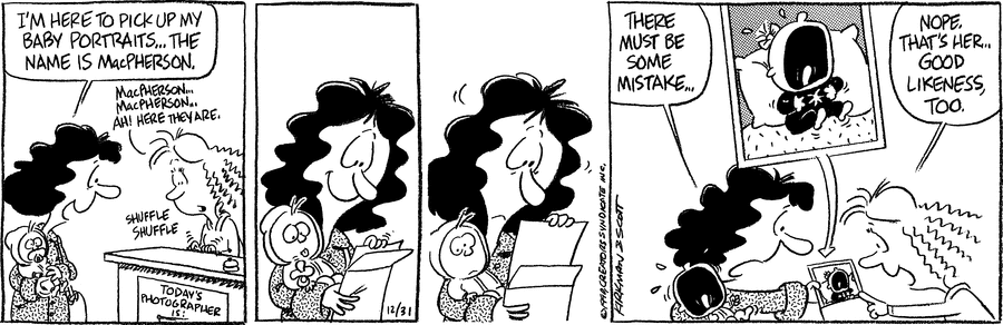 Baby Blues Comic Strip for December 31, 1990 