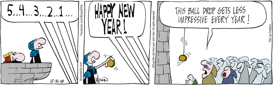 Wizard of Id Comic Strip for December 31, 2018 