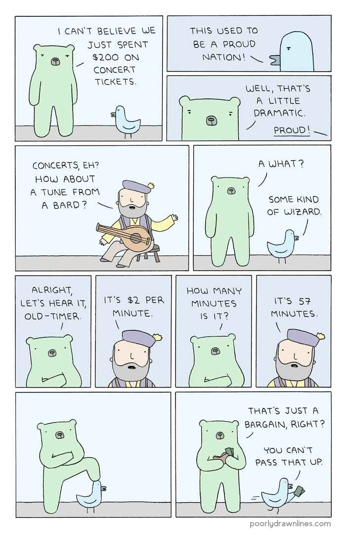 Poorly Drawn Lines Comic Strip for March 30, 2016 