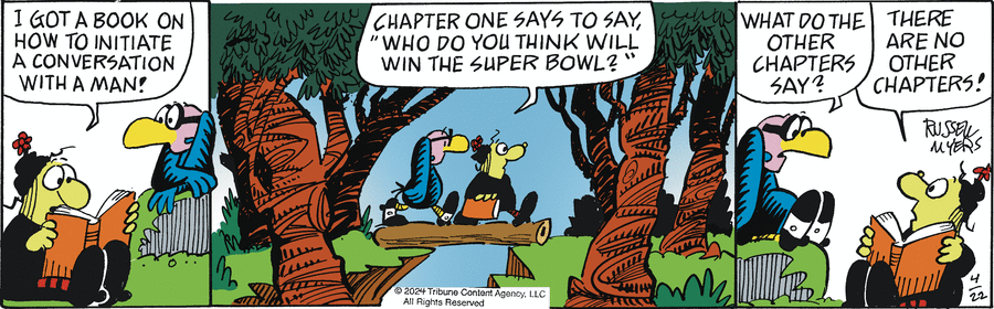 Broom Hilda Comic Strip for April 22, 2024 