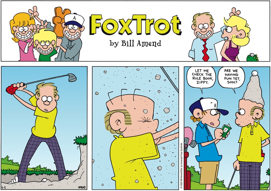 FoxTrot Comic Strip for May 05, 2002 