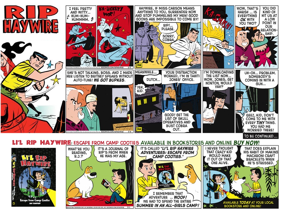 Rip Haywire Comic Strip for September 11, 2016 